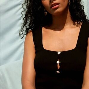 NWOT Rouje Emanuelle Dress, black, size 36